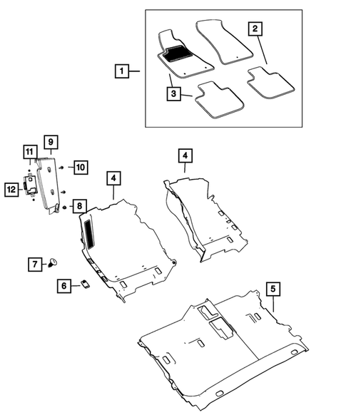 Carpets, Floor Mats, Load Floor, and Silencers for 2018 Dodge Charger #0