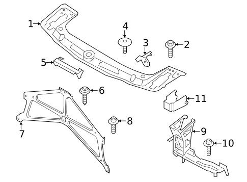 Radiator Support for 2018 BMW M2 #0