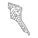 90768800009051 - Body: Cowl Trim for Mercedes-Benz Image