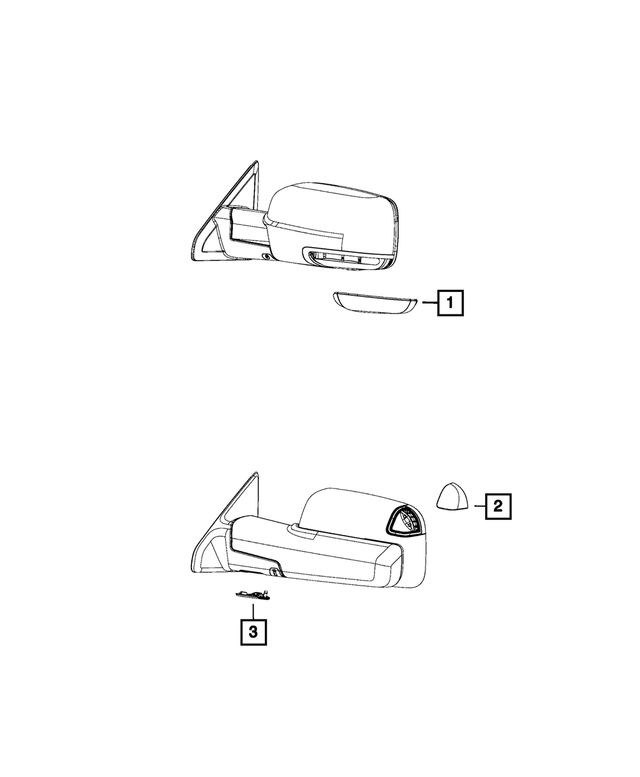 68067758AA - Electrical: Turn Signal Lamp, Right for Mopar Image