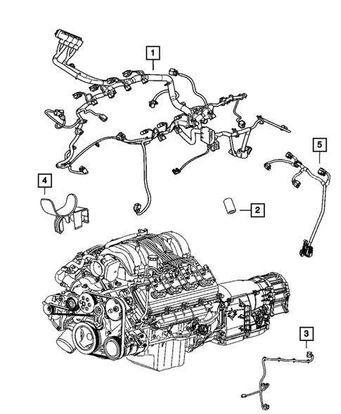 Wiring-Engine & Related Parts for 2006 Jeep Grand Cherokee #2