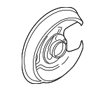 8E0615611P - Brakes: Splash Shield for Audi: A4, A4 Quattro, RS4, S4 Image