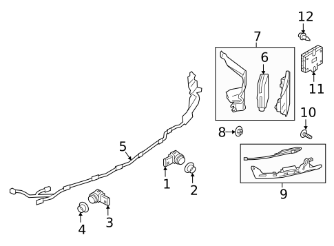Parking Aid for 2020 Jaguar I-Pace #1