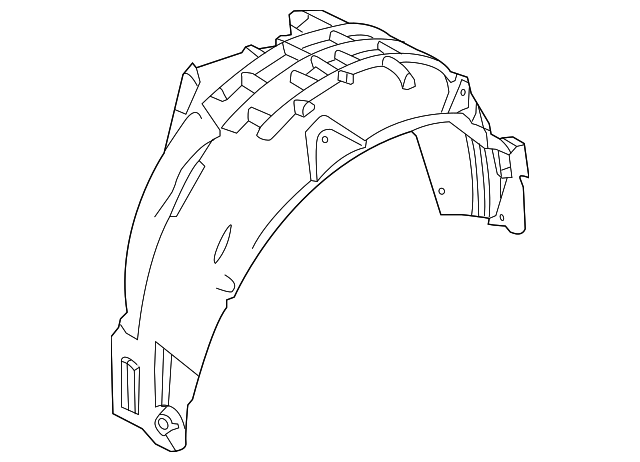 CP9Z-58278B50-A - Splash Shield - 2012-2018 Ford Focus | Eastgate