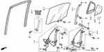 90145S5DA01 - Body/Air Conditioning: BOLT, FLANGE for Honda Image