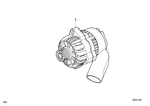 12317501690 - Engine Electrical System: Rp Reman Compact Alternator for BMW Image