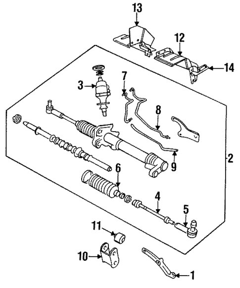 Steering Gear & Linkage for 1992 Jaguar XJS #0