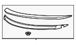 92278254 - Body: Spoiler, Rear for GM Image