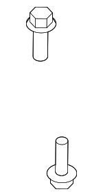 10006107 - Exhaust: Muffler Rear Bolt for Subaru: B9 Tribeca, Legacy, Outback, Tribeca Image