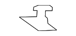 1K0885309A - Body: Hook for Audi Image