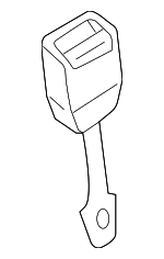 4H0857755ADS5 - : Buckle for Audi: A8 Quattro, S8 Image