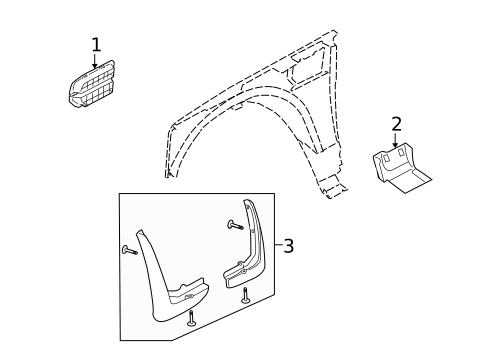 Exterior Trim - Fender for 2011 Land Rover Range Rover Sport #0