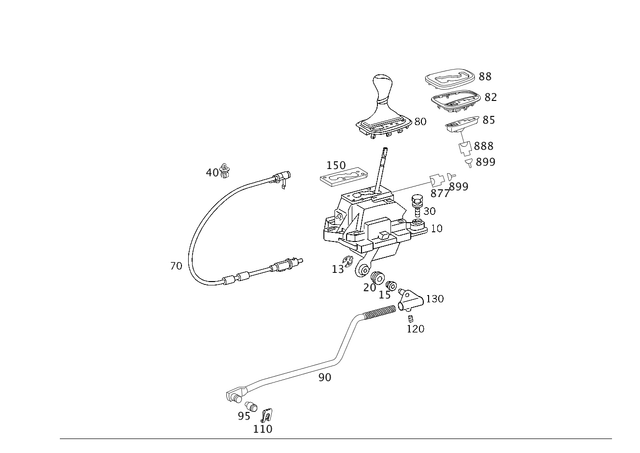 2092600209 - : Shift Mechanism for Mercedes-Benz: CLK63 AMG Image