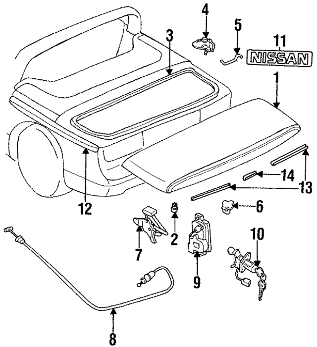 8481646P01 - : Protector for Nissan: 300ZX Image