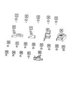 6104412AA - Electrical: Hex Head Bolt And Coned Washer for Mopar Image