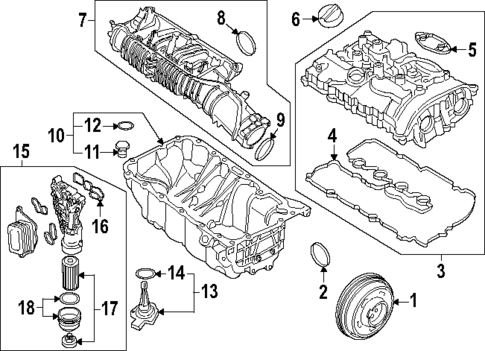 Intake for 2024 BMW X1 #0