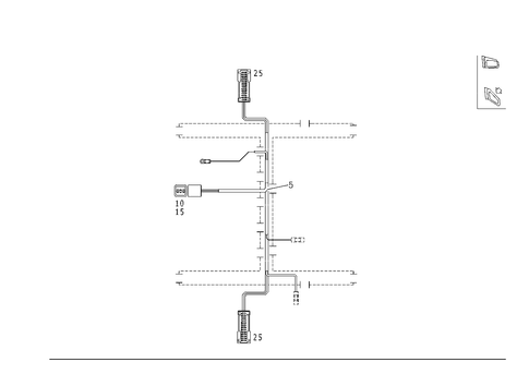 Electrically Folding Outside Rearview Mirror for 1998 Mercedes-Benz E430 #0