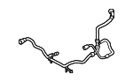 17128616558 - Belts &amp; Cooling: Engine Coolant Reservoir Hose for BMW Image