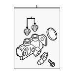 8W0611021DREP - : 2017-2025 Audi - Master Cylinder for Audi: A4, A4 allroad, A4 Quattro, A5 Quattro, A5 Sportback, RS5, RS5 Sportback, S4, S5, S5 Sportback Image