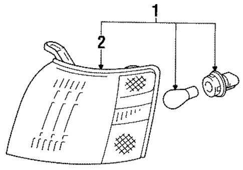 Signal Lamps for 1993 Toyota Tercel #0