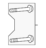 6505488AA - Electrical: Starter Mount Bolt for Chrysler: 200, Aspen, Pacifica | Dodge: Caliber, Dakota, Durango, Ram 1500 | Jeep: Cherokee, Commander, Compass, Grand Cherokee, Liberty, Patriot, Wrangler, Wrangler JK | Ram: 1500, Dakota Image