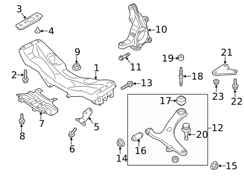 Suspension Components for 2017 Subaru Forester #0