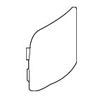 7627379J00P4Z - : Lower Quarter Trim Cap for Suzuki Image