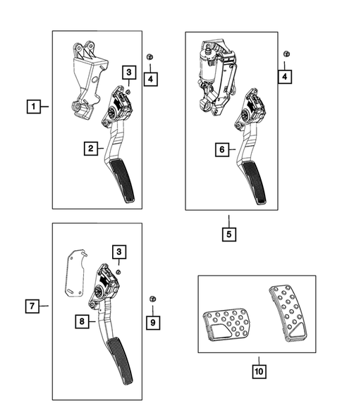 Accelerator Pedal for 2022 Chrysler 300 #0
