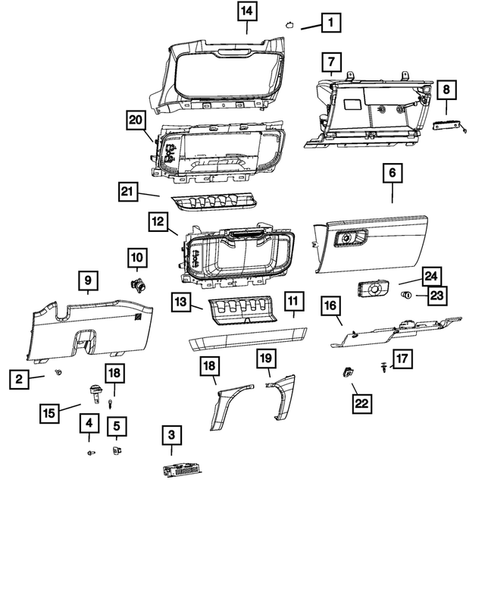 Instrument Panel for 2020 Ram 2500 #2
