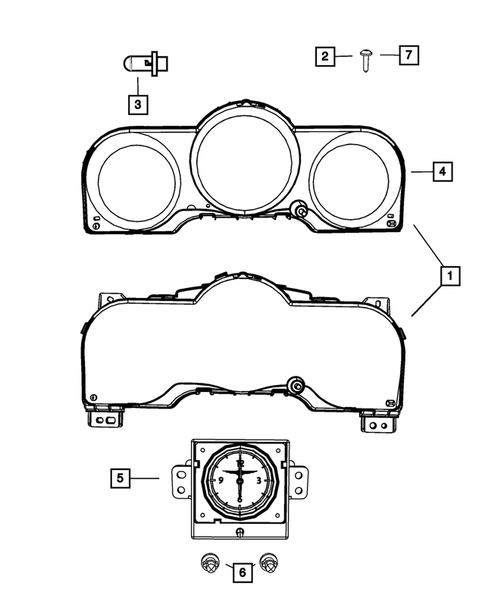 Instrument Panel Cluster for 2009 Chrysler PT Cruiser #0