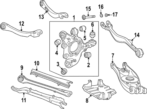 Rear Suspension for 2025 Mercedes-Benz C43 AMG #0