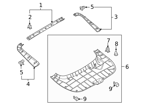 Interior Trim for 2017 Nissan 370Z #0