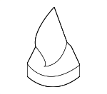 76988CA100 - Body: Lower Trim Panel Retainer for Nissan: 370Z, Z Image