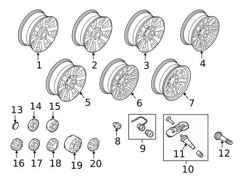 Sensors for 2017 Ford F-350 Super Duty #1
