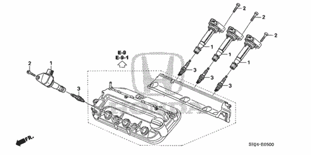 Plug Hole Coil (1) for 2007 Honda Odyssey #0
