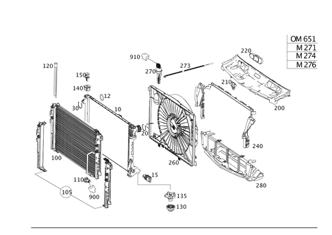 Cooler, Mount and Cover for 2013 Mercedes-Benz C250 #0