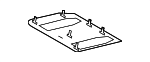 7B0885356 - Body: Seat Frame Trim Panel for Volkswagen Image