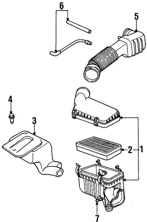 Powertrain Control for 1995 Saturn SC1 #0