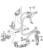 52125270AF - Steering: Power Steering Pressure Hose for Mopar Image