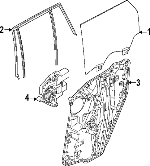 Rear Door for 2024 BMW XM #1