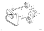 11287636378 - Engine: Ribbed V-Belt for BMW Image