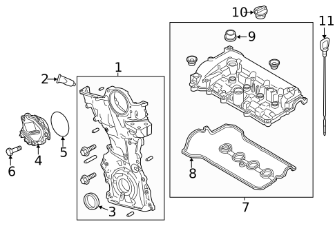 Valve & Timing Covers for 2019 Mazda 6 #0