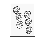 4KE615507 - Brakes: Seal Kit for Audi: e-tron Quattro, e-tron S, e-tron S Sportback, e-tron Sportback, Q8 e-tron, Q8 e-tron Sportback, SQ8 e-tron, SQ8 e-tron Sportback Image