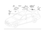 2218707395 - Electrical System: Interior Lamp for Mercedes-Benz Image