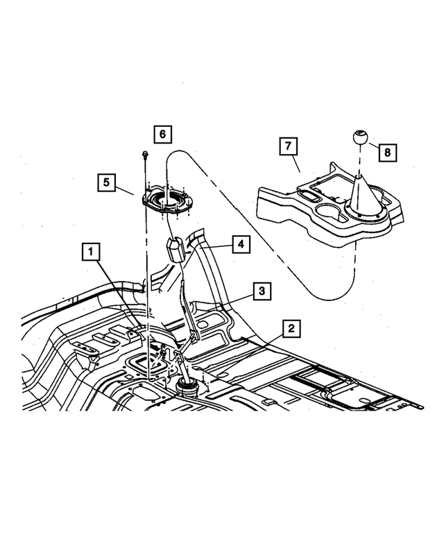 6101687 - : Hex Lock Nut, Mounting for Mopar Image