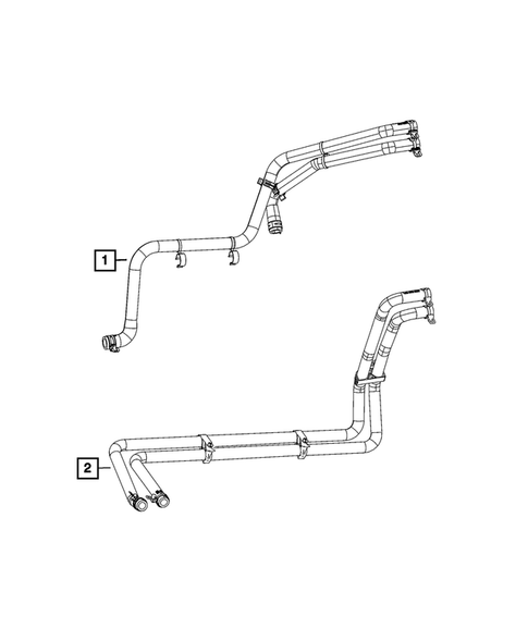 Air Conditioner and Heater Plumbing for 2024 Ram 1500 Classic #1