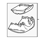 5NN858559C82V - Steering: Lower Column Cover for Volkswagen: Jetta, Taos, Tiguan Image