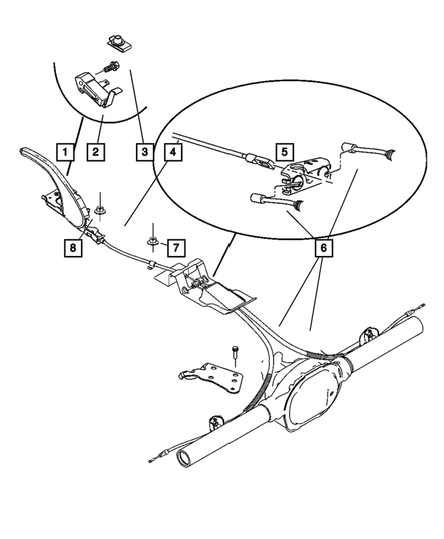 5KD70ZJ3AF - Parking Brake: Park Brake Lever for Mopar Image