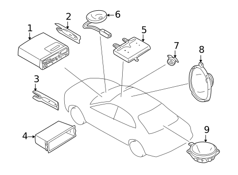 Sound System for 2002 Mitsubishi Galant #0