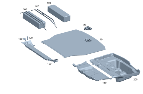 Load Compartment Floor for 2022 Mercedes-Benz C300 #0
